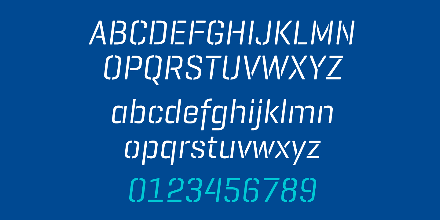 Geogrotesque Stencil A